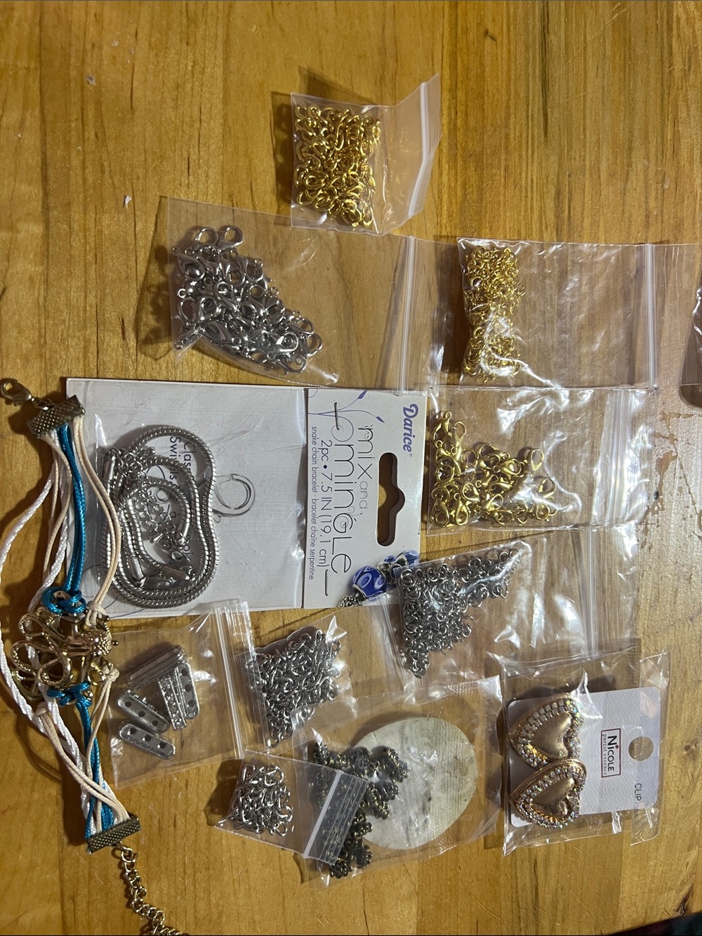 Mixed jewelry making stuff